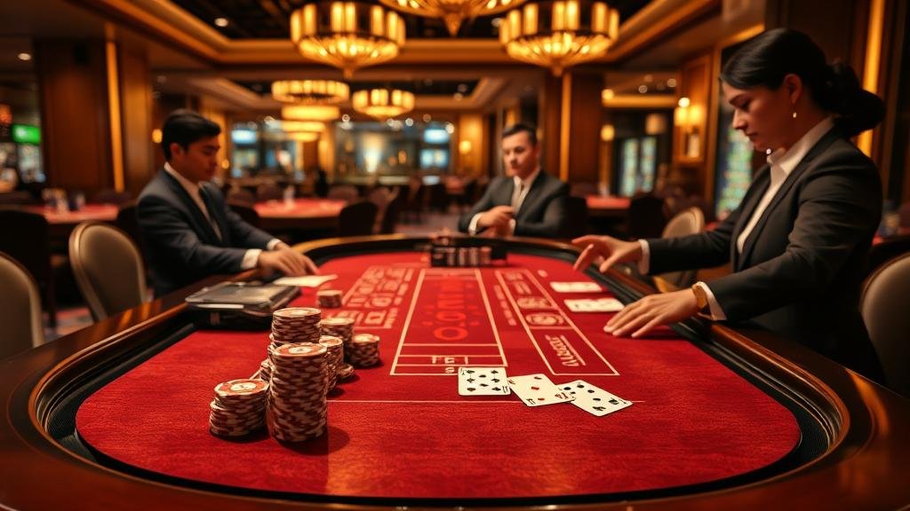 หน้าเว็บไซต์ Lucabet แสดงเกมบาคาร่าและระบบฝากถอน