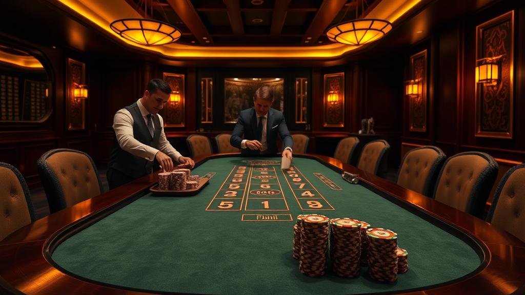 ดีลเลอร์สาวสวยในเกมบาคาร่า SA Gaming