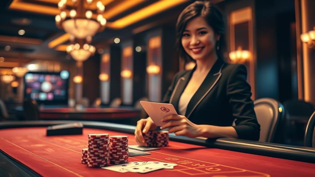 ภาพประกอบสูตรบาคาร่าและกลยุทธ์การเดิมพัน