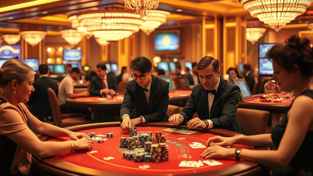 โต๊ะบาคาร่าสดในคาสิโน