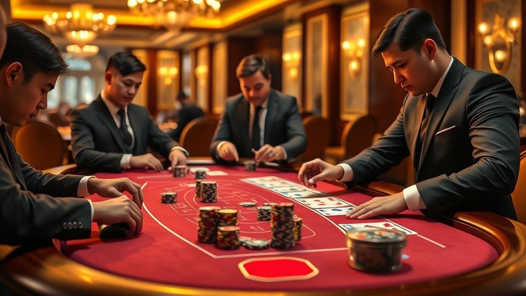 กราฟแสดงกลยุทธ์และผลลัพธ์บาคาร่า