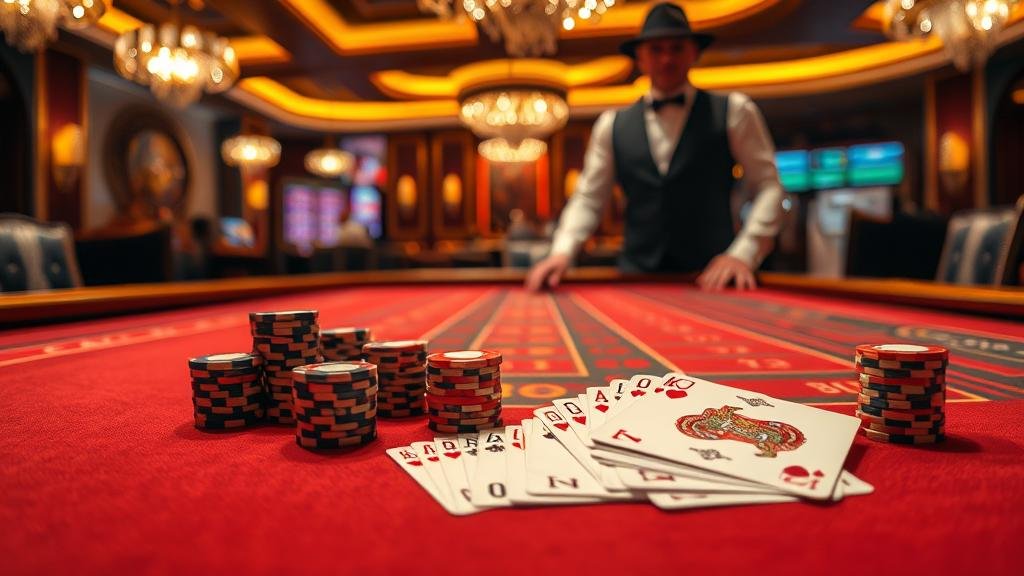 นักเดิมพันบาคาร่ากำลังวิเคราะห์เกม