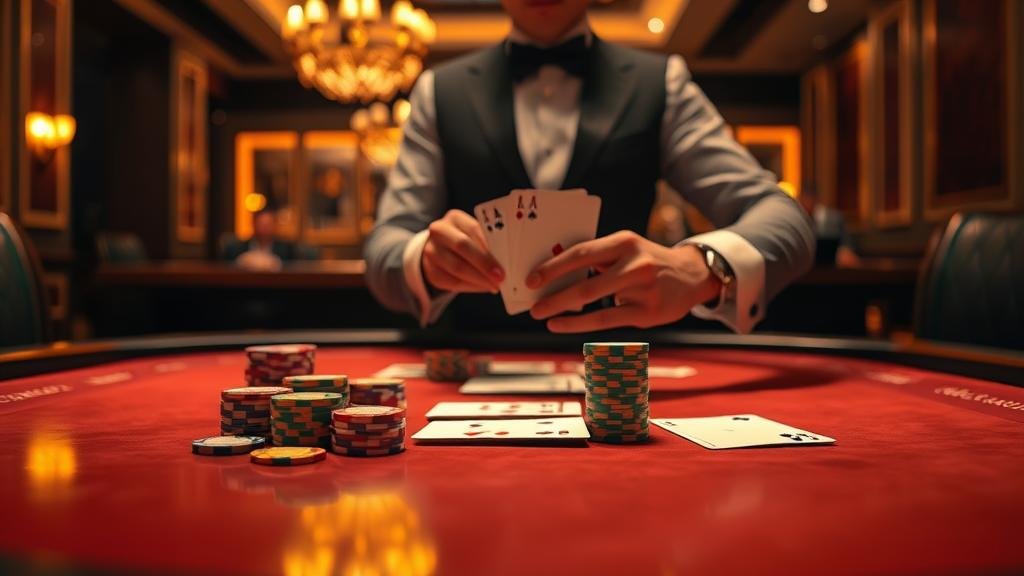 หน้าเว็บพนันออนไลน์แสดงเกมบาคาร่าและยอดเครดิต