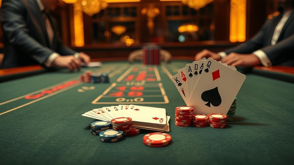 หน้าเว็บไซต์คาสิโนออนไลน์ แสดงเกมบาคาร่าสด