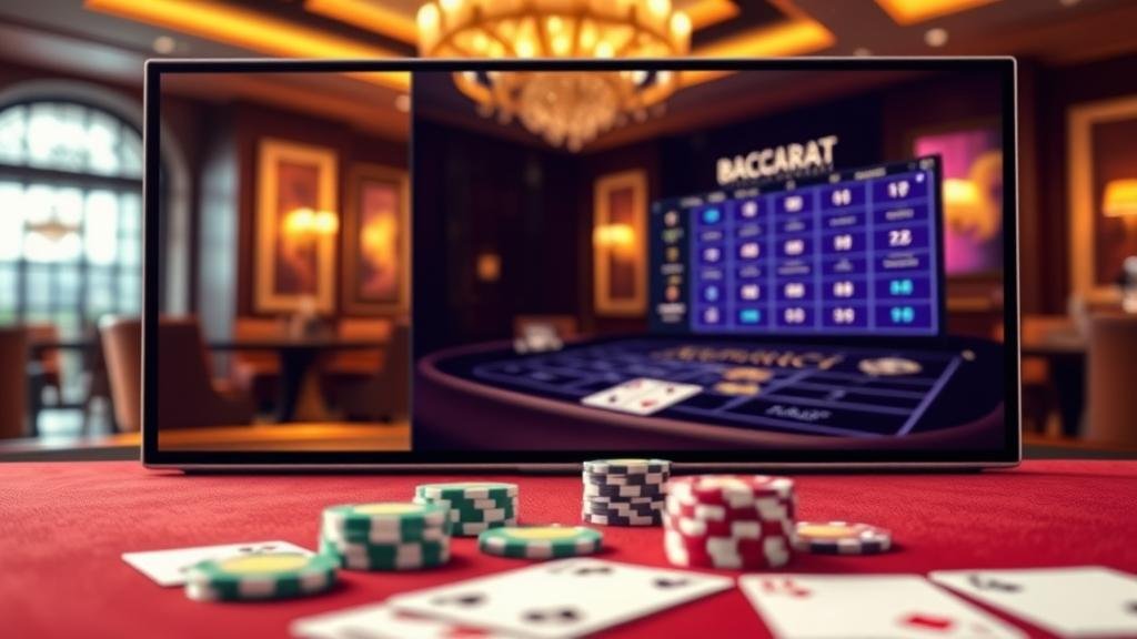 ภาพแสดงการทำงานของสูตรบาคาร่า AI