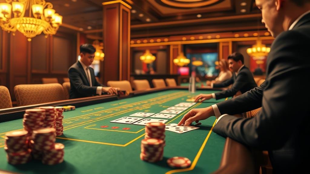 กราฟแสดงสูตรบาคาร่า