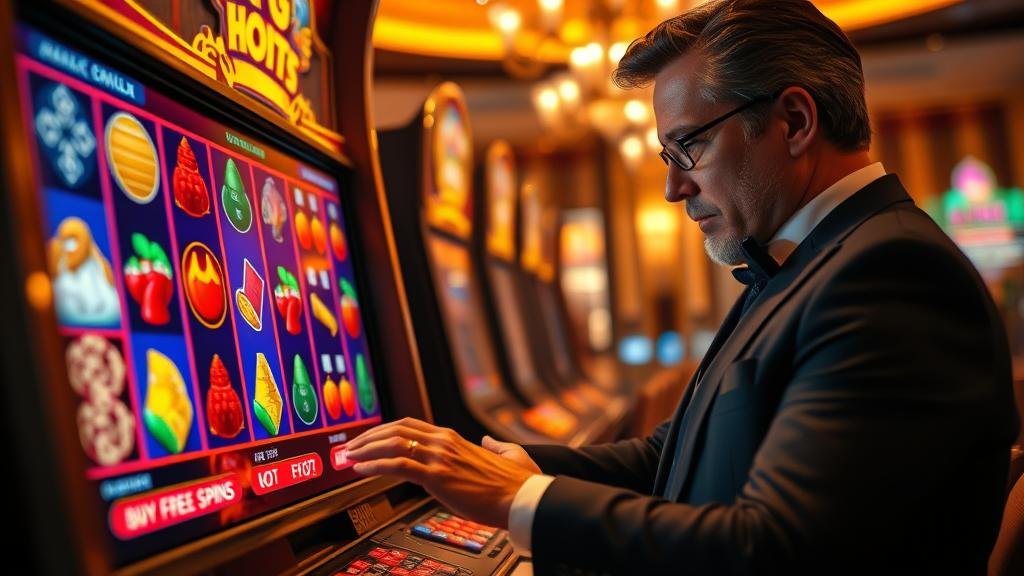 ปุ่มซื้อฟรีสปินในเกมสล็อต