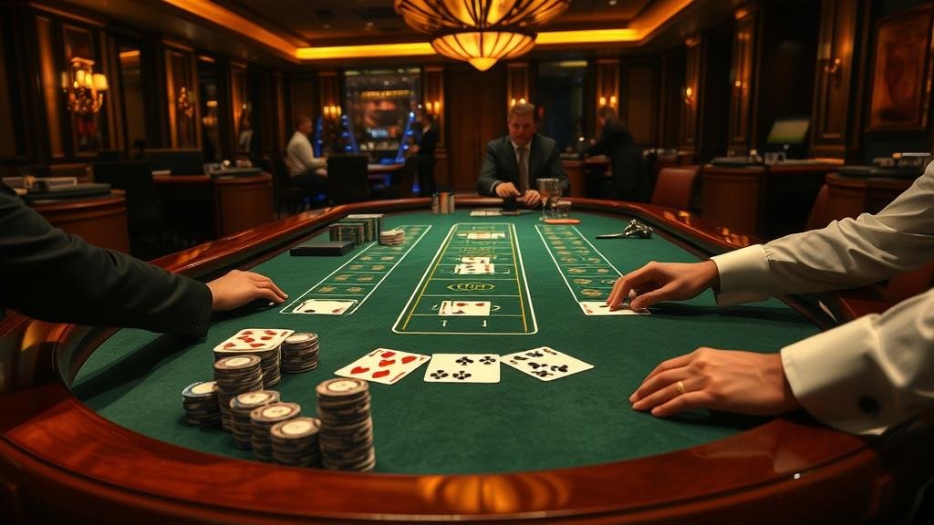 การอ่านเค้าไพ่บาคาร่าบนหน้าจอแท็บเล็ต