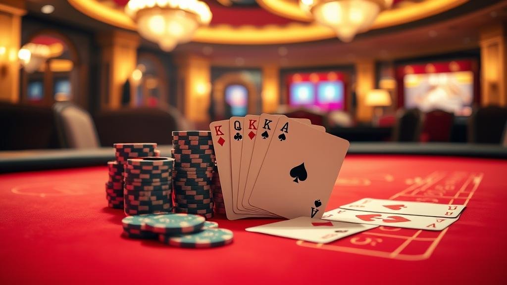 ตัวอย่างเค้าไพ่สามตัวตัดในบาคาร่า