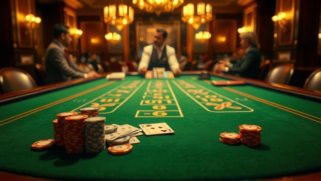 นักพนันบาคาร่ามืออาชีพกำลังตัดสินใจอย่างมีสติ