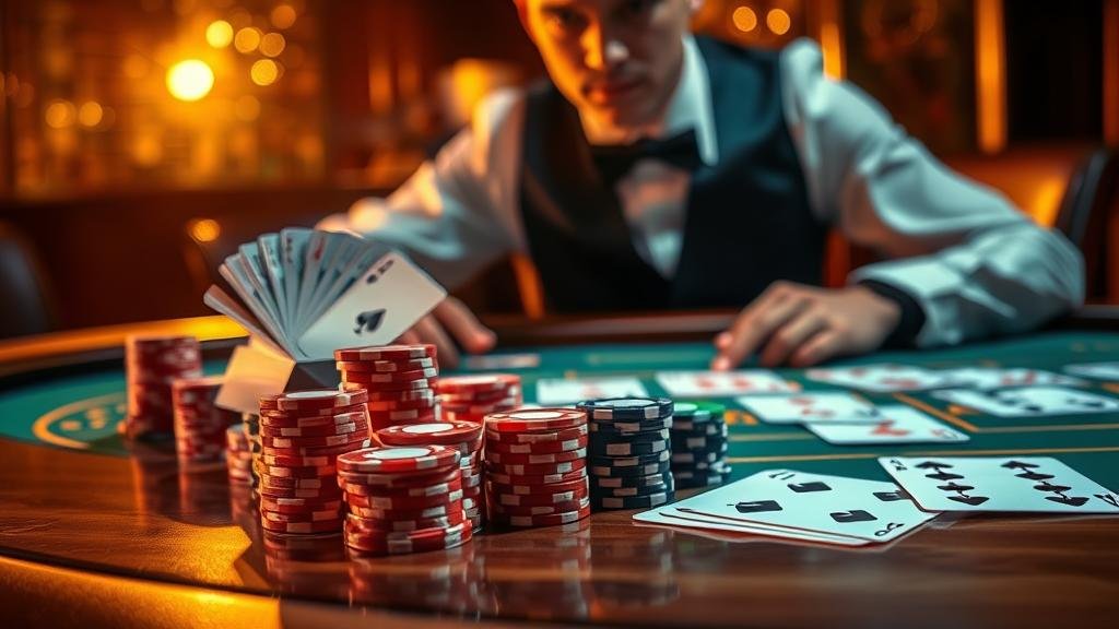 นักพนันบาคาร่ามืออาชีพกำลังวิเคราะห์เกม