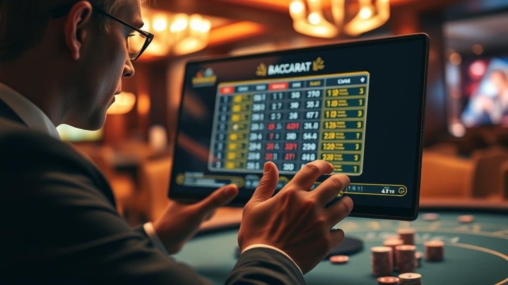 การจดบันทึกสถิติการเล่นบาคาร่าทดลอง