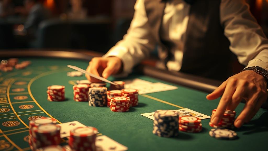 โต๊ะบาคาร่าหรูในคาสิโนระดับพรีเมียม