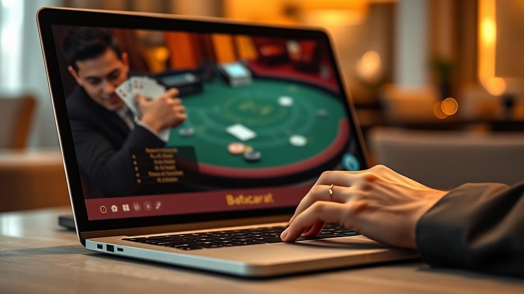 หน้าจอเล่นบาคาร่าบนมือถือ