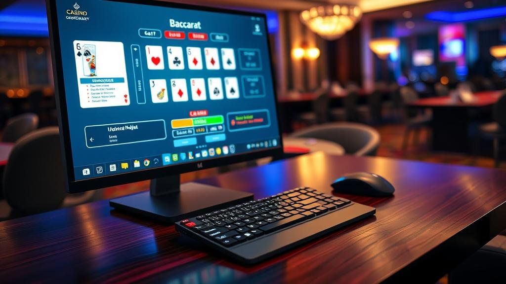 มือถือไพ่บาคาร่าพร้อมแสดงผลการชนะ