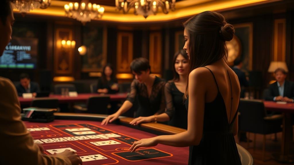 หน้าล็อบบี้เกมบาคาร่า DG Casino