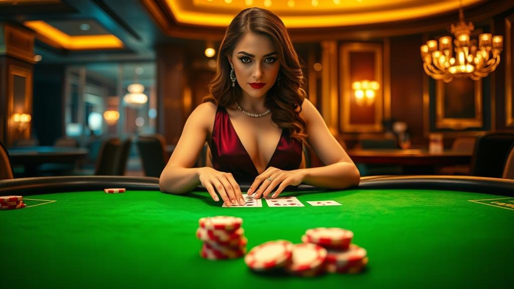 นักพนันกำลังพิจารณาการวางเดิมพันบาคาร่า