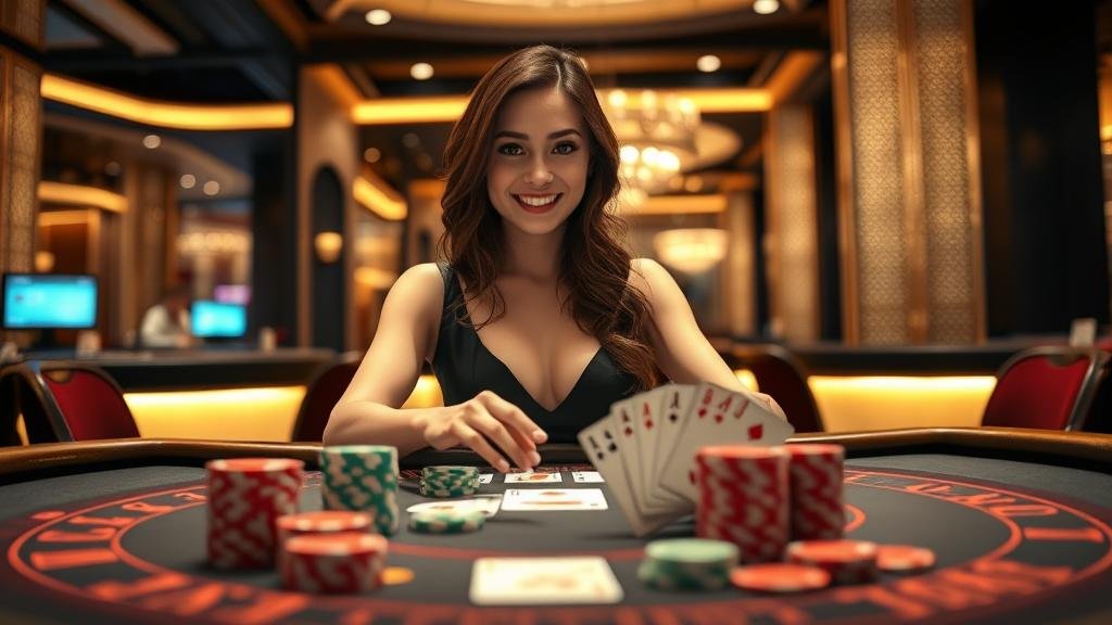 มือถือไพ่บาคาร่าพร้อมโต๊ะเดิมพัน