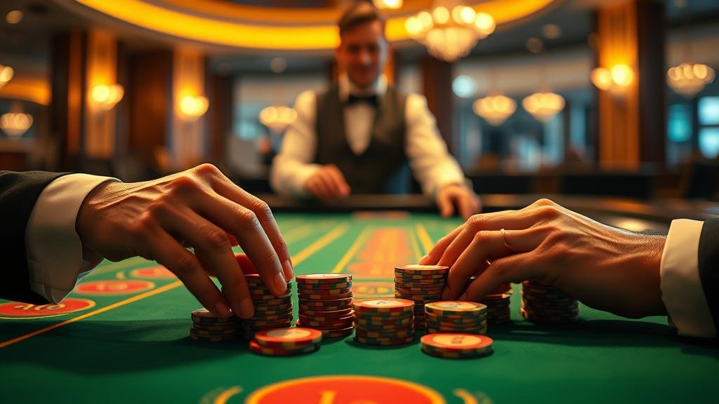 ตัวอย่างเค้าไพ่ปิงปองในเกมบาคาร่า