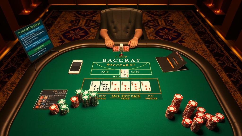 แผนภาพกลยุทธ์การเล่นบาคาร่า