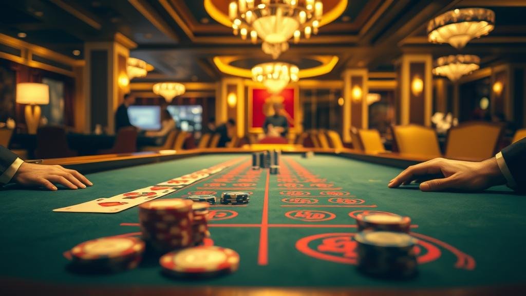 ภาพแสดงการบริหารจัดการงบประมาณในการเล่นบาคาร่า