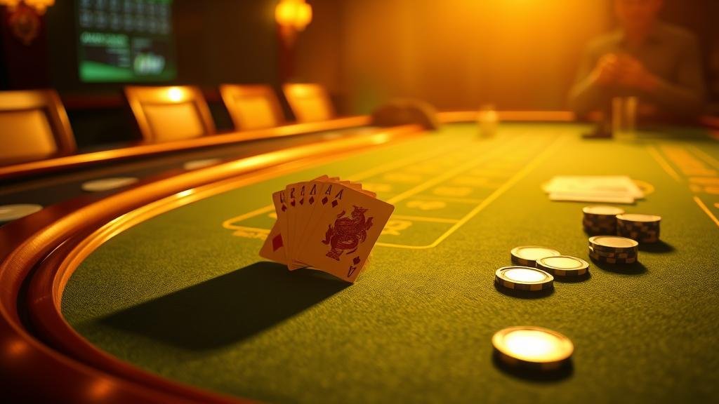 ภาพแสดงห้องคาสิโนออนไลน์ที่มีเกมบาคาร่าหลากหลาย