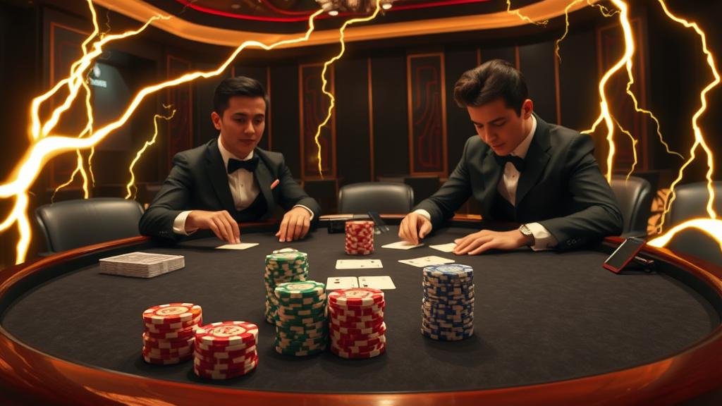 บาคาร่าสายฟ้า: สูตรเดินเงินไม่มีค่าคอม เล่นง่ายบนมือถือ 2025