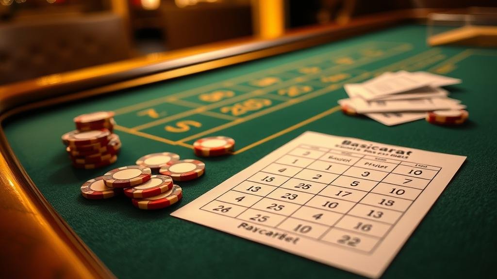 ภาพจำลองเค้าไพ่ปิงปองในบาคาร่า