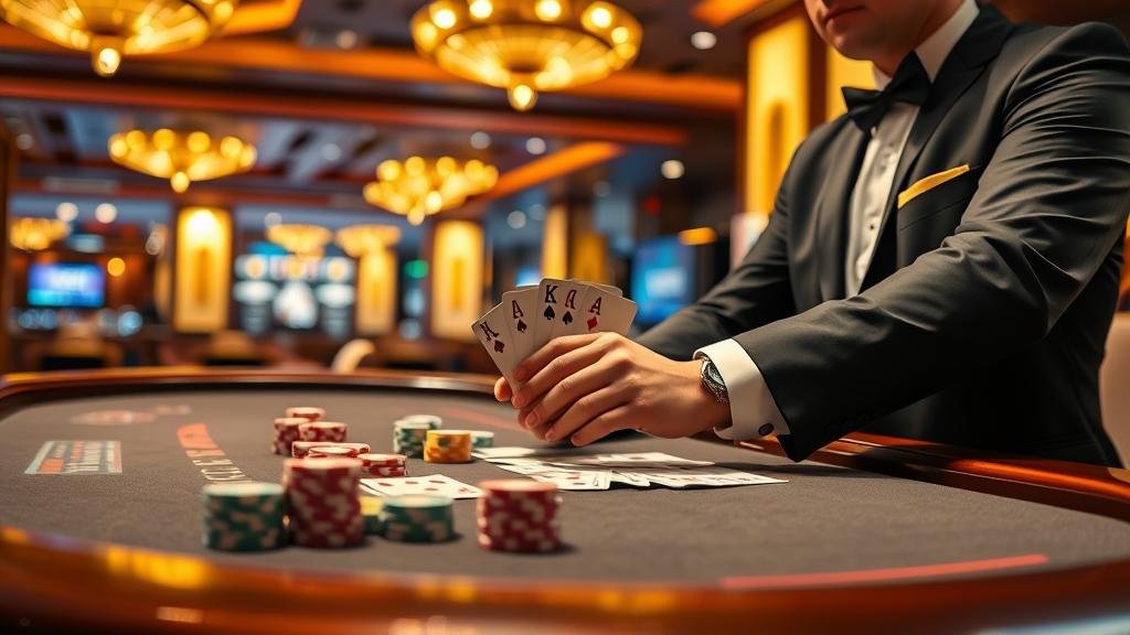 ตัวอย่างการเดิมพันเสมอในบาคาร่า