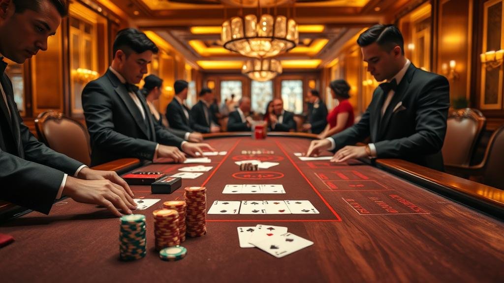 ตัวอย่างเค้าไพ่บาคาร่า: มังกร, สลับคู่, ปิงปอง