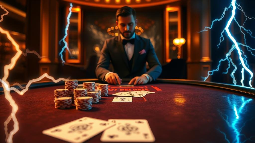 การวางเดิมพันบาคาร่าสายฟ้า พร้อมตัวคูณพิเศษ