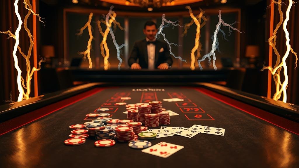 นักพนันลุ้นระทึกกับบาคาร่าสายฟ้า