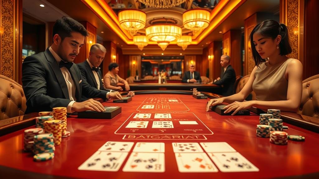 กราฟแสดงเค้าไพ่บาคาร่า