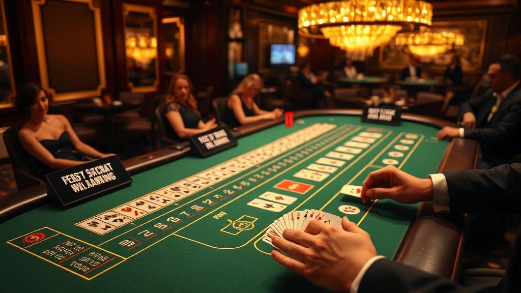 ภาพการเล่นบาคาร่าสดกับดีลเลอร์