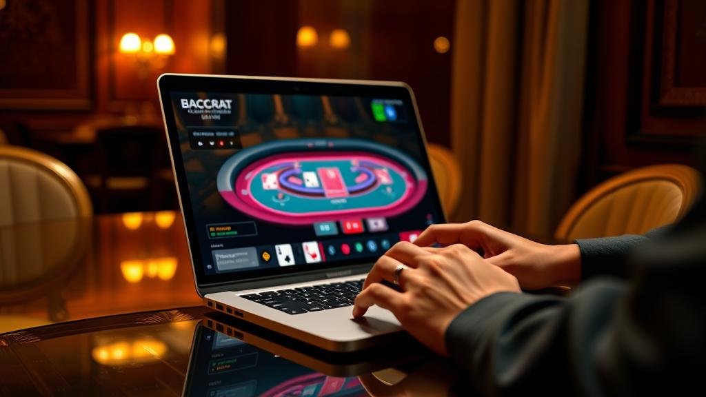 ภาพแสดงขั้นตอนการสมัครบาคาร่าบนอุปกรณ์ต่างๆ