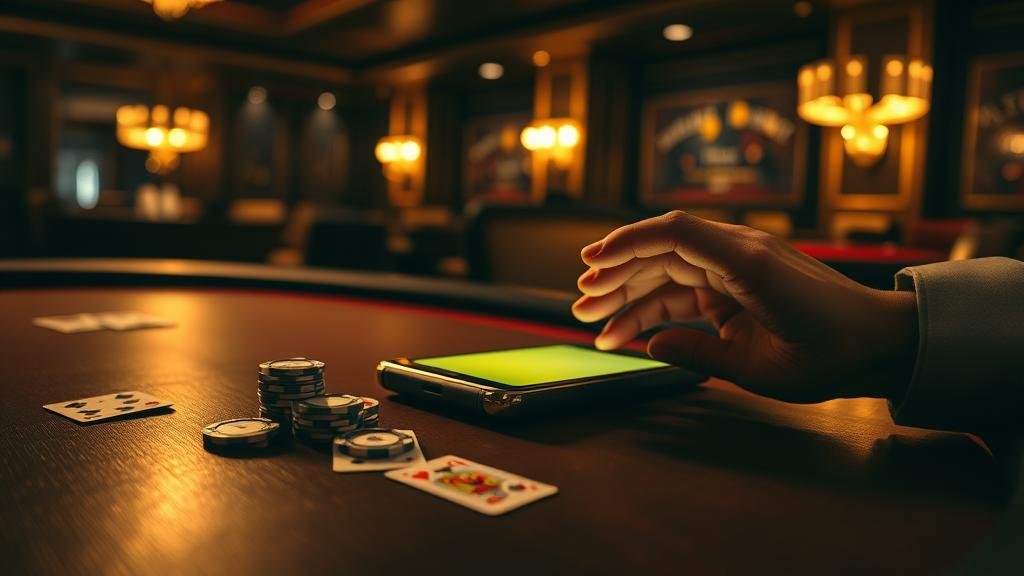 หน้าจอเกมบาคาร่าบนมือถือ