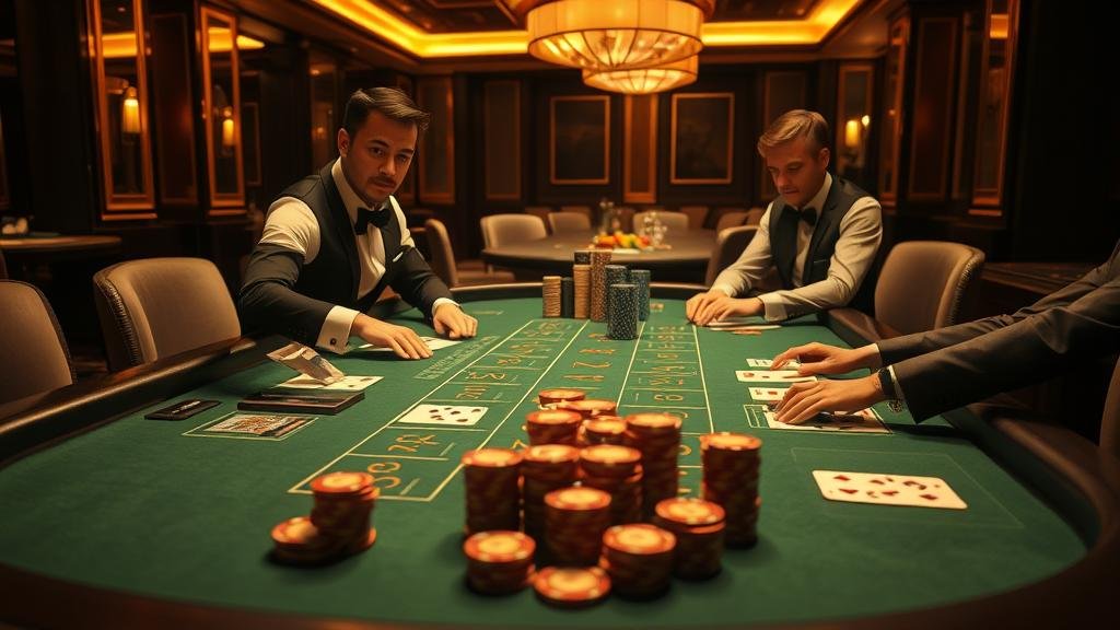 เค้าไพ่บาคาร่า รูปแบบปิงปองและมังกร