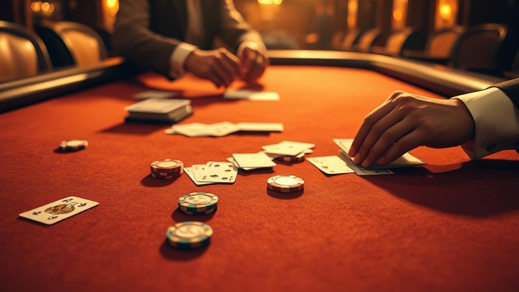 ภาพเค้าไพ่มังกรในบาคาร่า