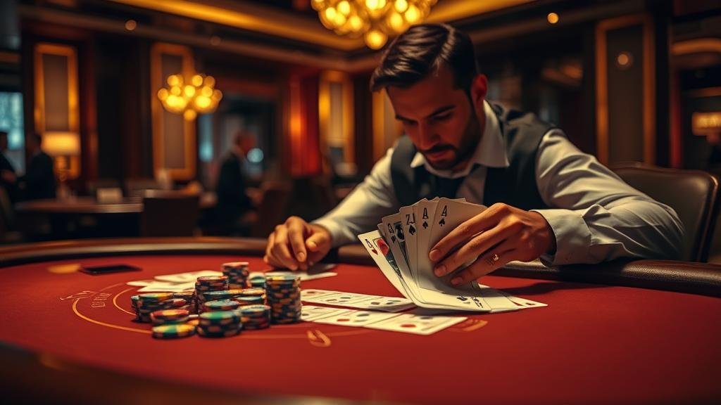 เค้าไพ่ปิงปองในเกมบาคาร่า