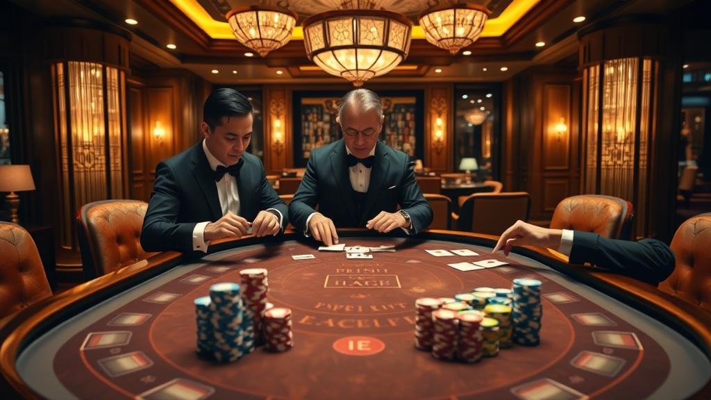 ตัวอย่างเค้าไพ่มังกรและปิงปองในบาคาร่า