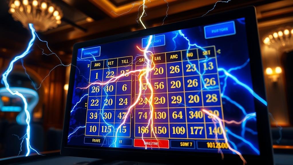 กราฟแสดงการเดินเงินแบบ Martingale ในบาคาร่า