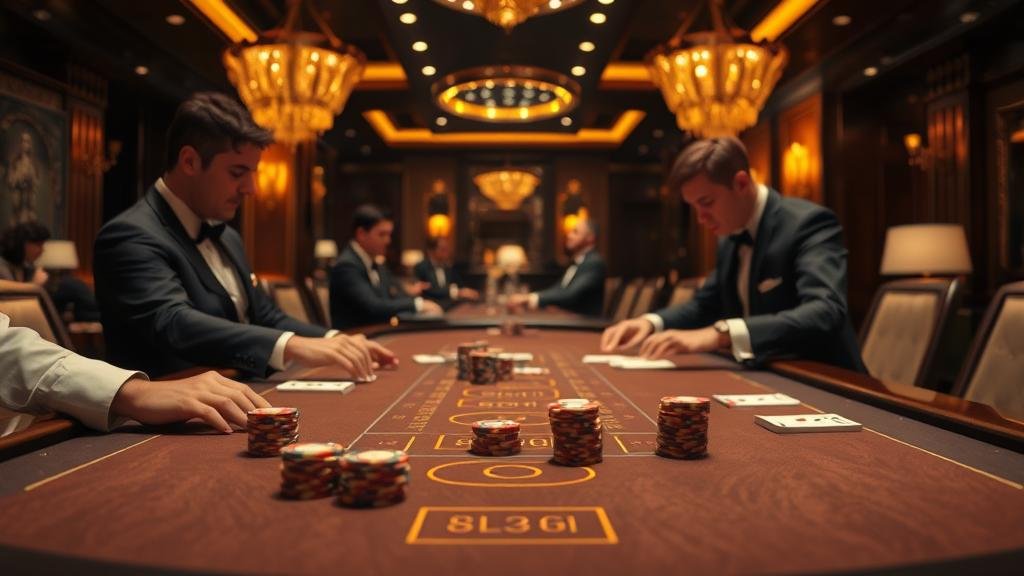 หน้าจอเกมบาคาร่าจากค่ายดัง