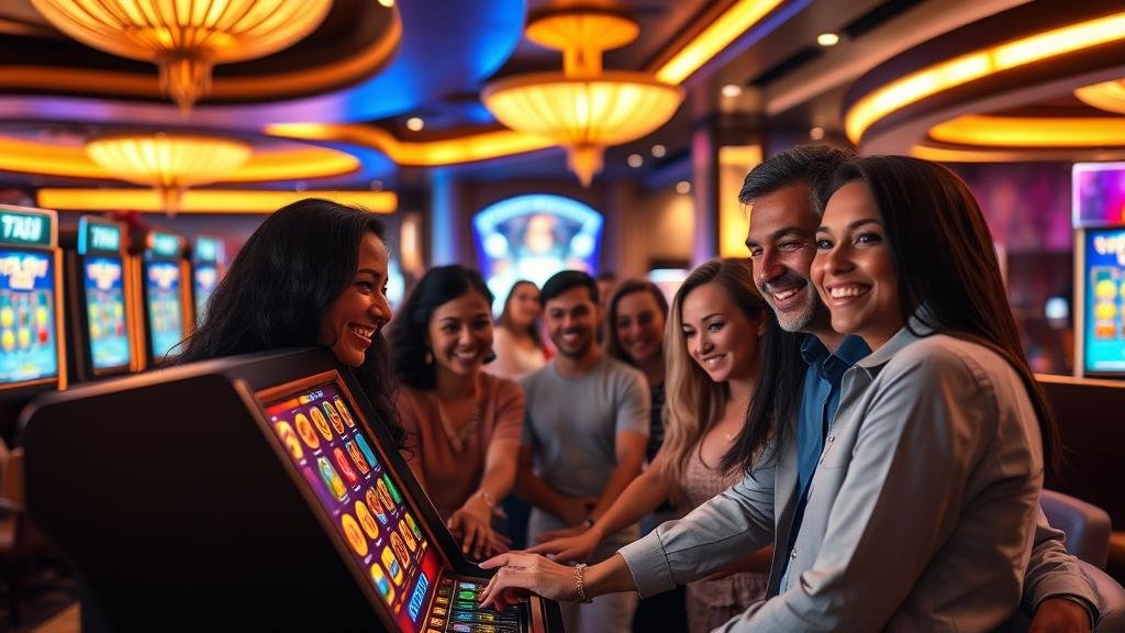 สตรีมเมอร์กำลังเล่นสล็อตออนไลน์