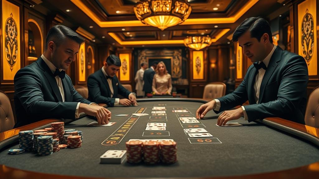 ไพ่บาคาร่าและรองเท้าใส่ไพ่