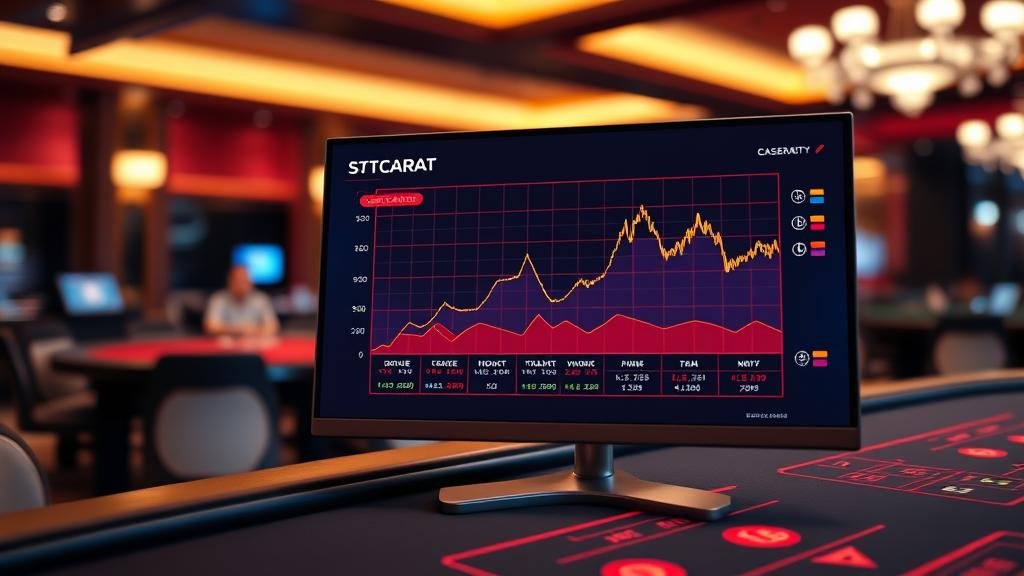 กราฟิกแสดงแนวโน้มไพ่บาคาร่า (มังกร)