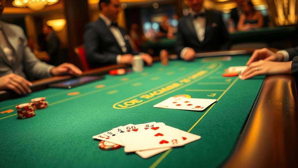 นักพนันวิเคราะห์การเดินเงินบาคาร่าบนแท็บเล็ต