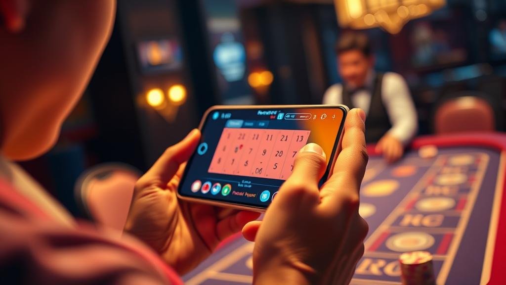 อินเทอร์เฟซเกมบาคาร่าไลฟ์สปีดบนมือถือ