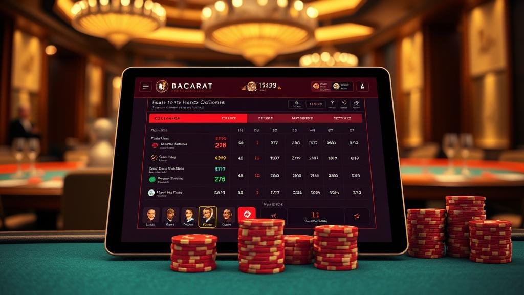 การเล่นบาคาร่าบนแท็บเล็ต