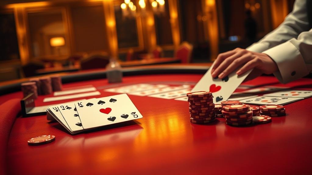 ตัวอย่างเค้าไพ่ปิงปองในบาคาร่า