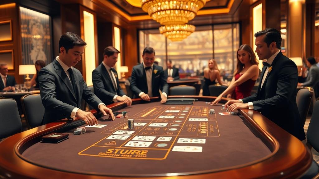 ตัวอย่างเค้าไพ่บาคาร่าที่นิยมใช้